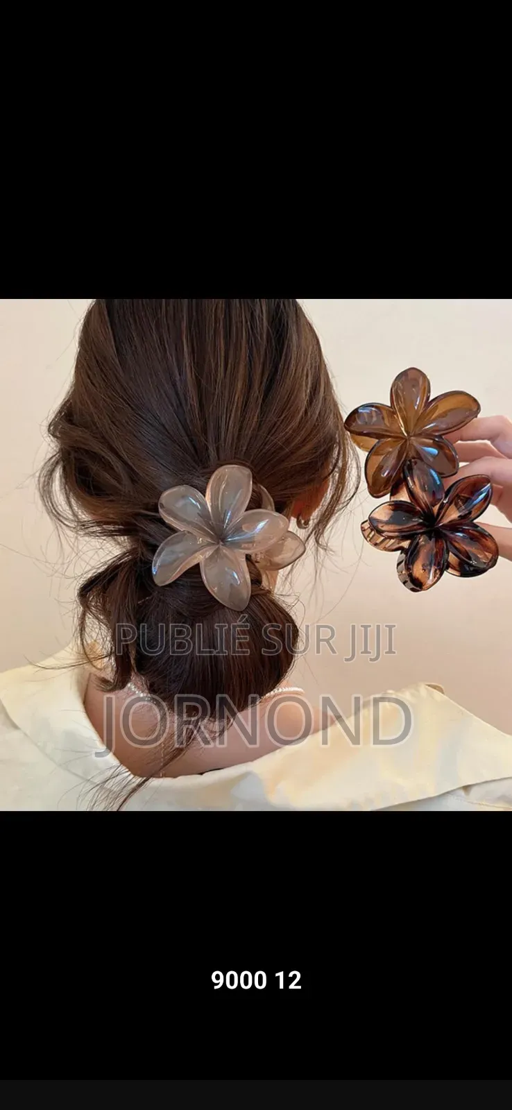 Pince À Cheveux en Forme De Fleur