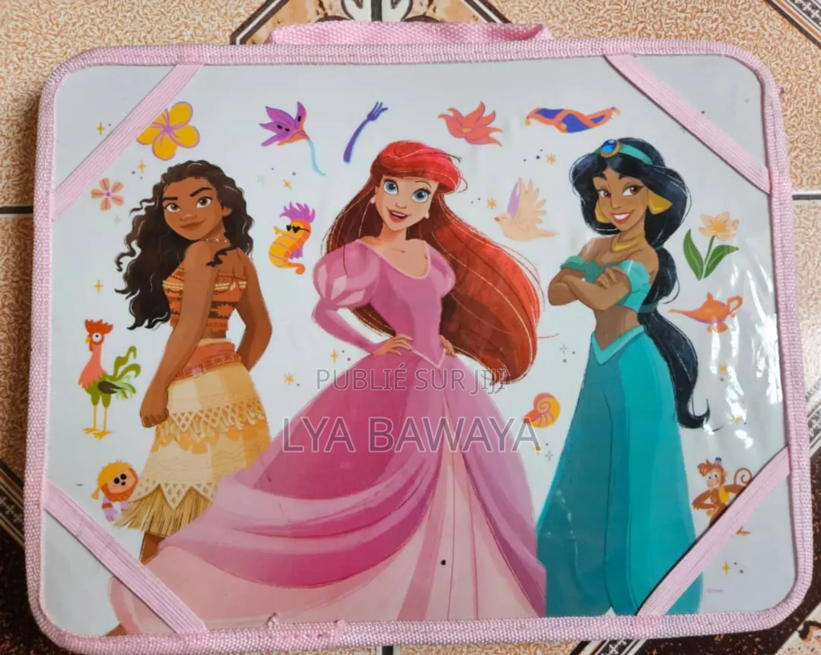 Mallette Rose Pliable Avec Poignée, Idéale Pour Le Transport Et