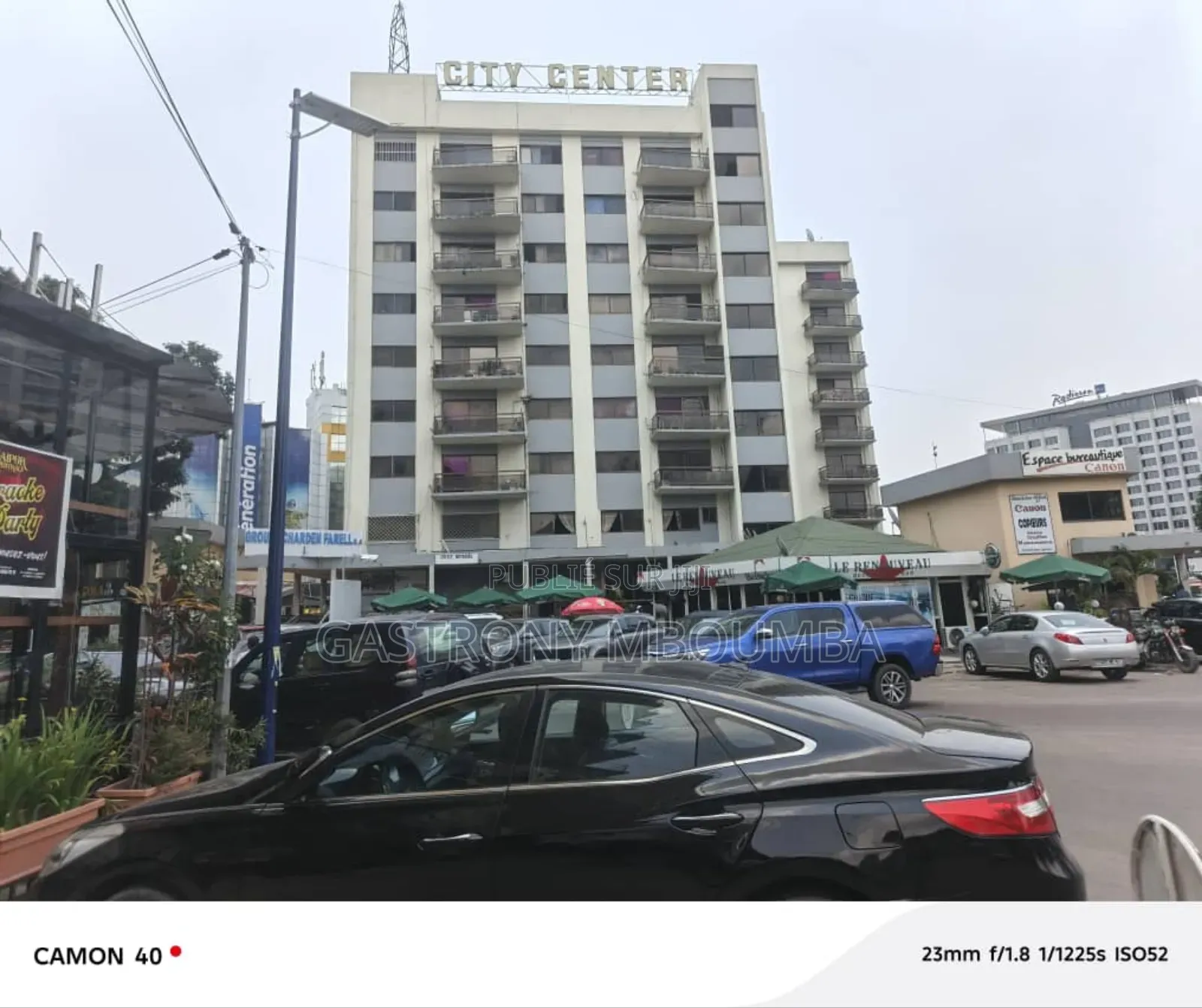 20chbre Blocs d'appartements dans Immeuble City Center, Poto-Poto