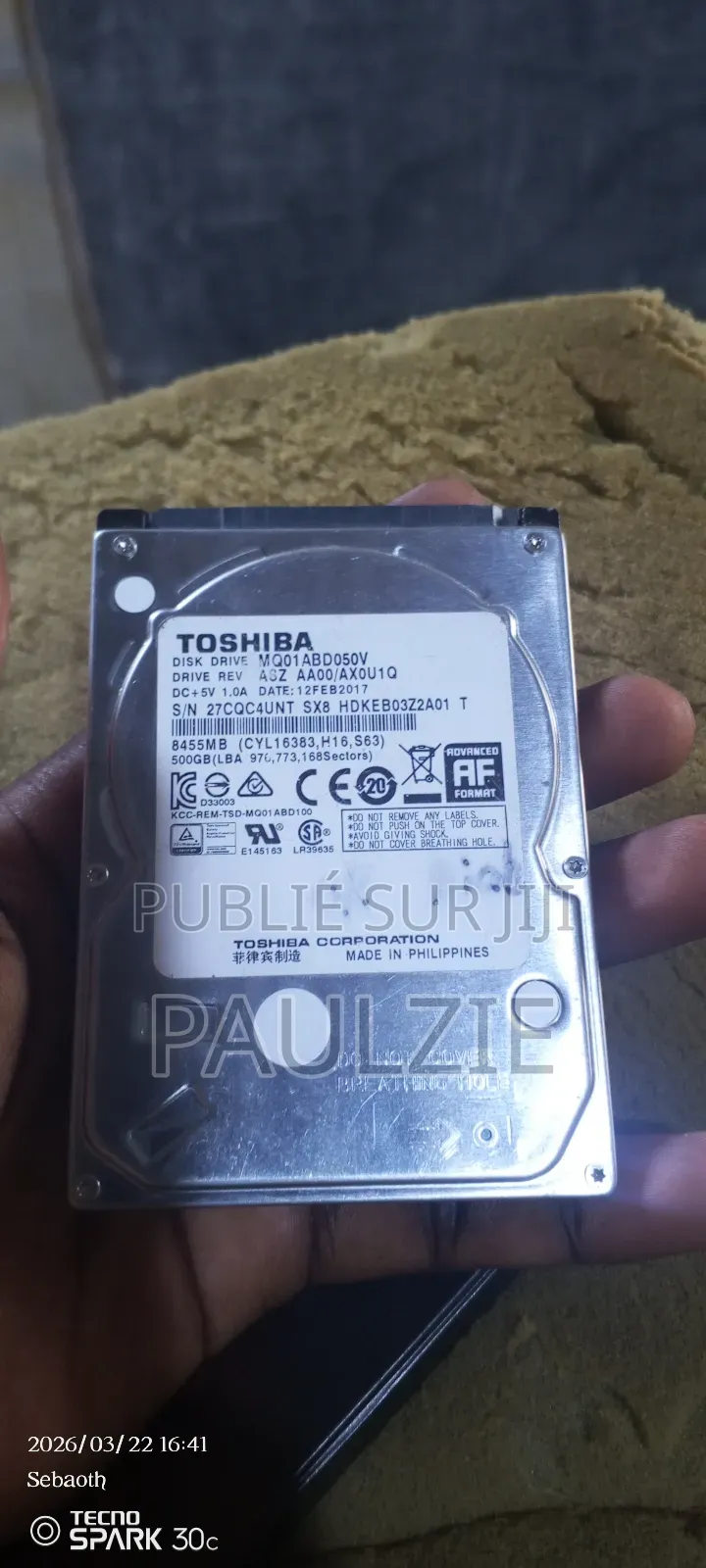 Disque Dur Interne HDD 1to