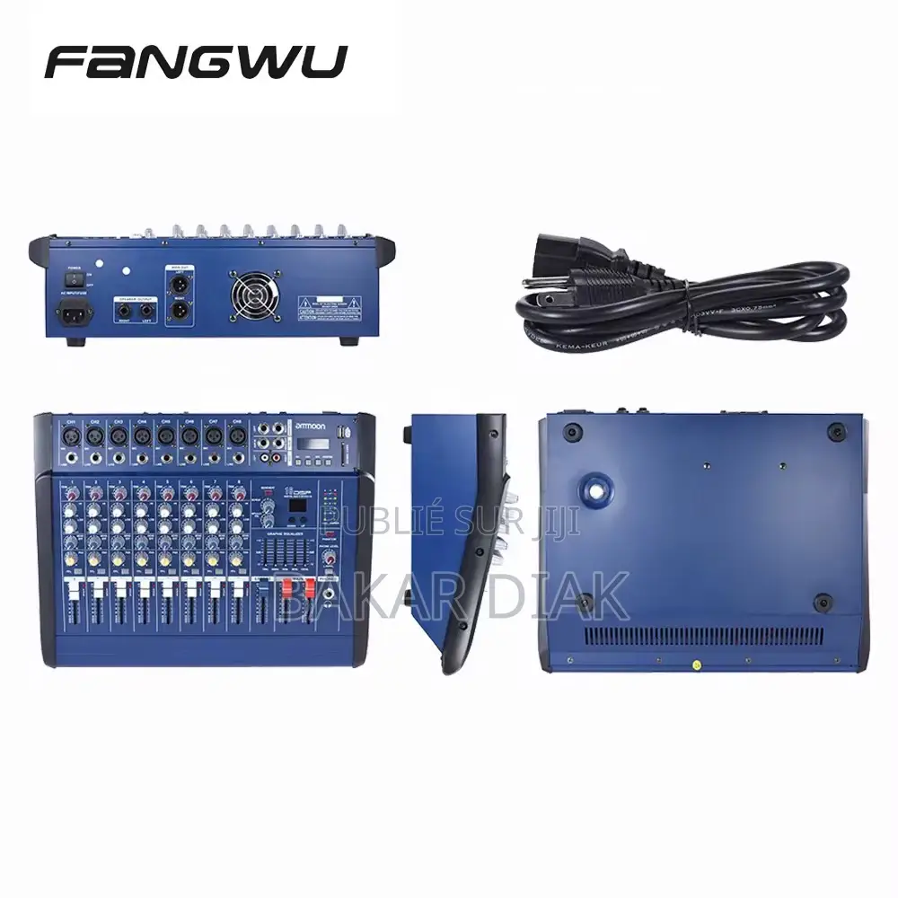 Mixeur 8 Pistes Amplifié