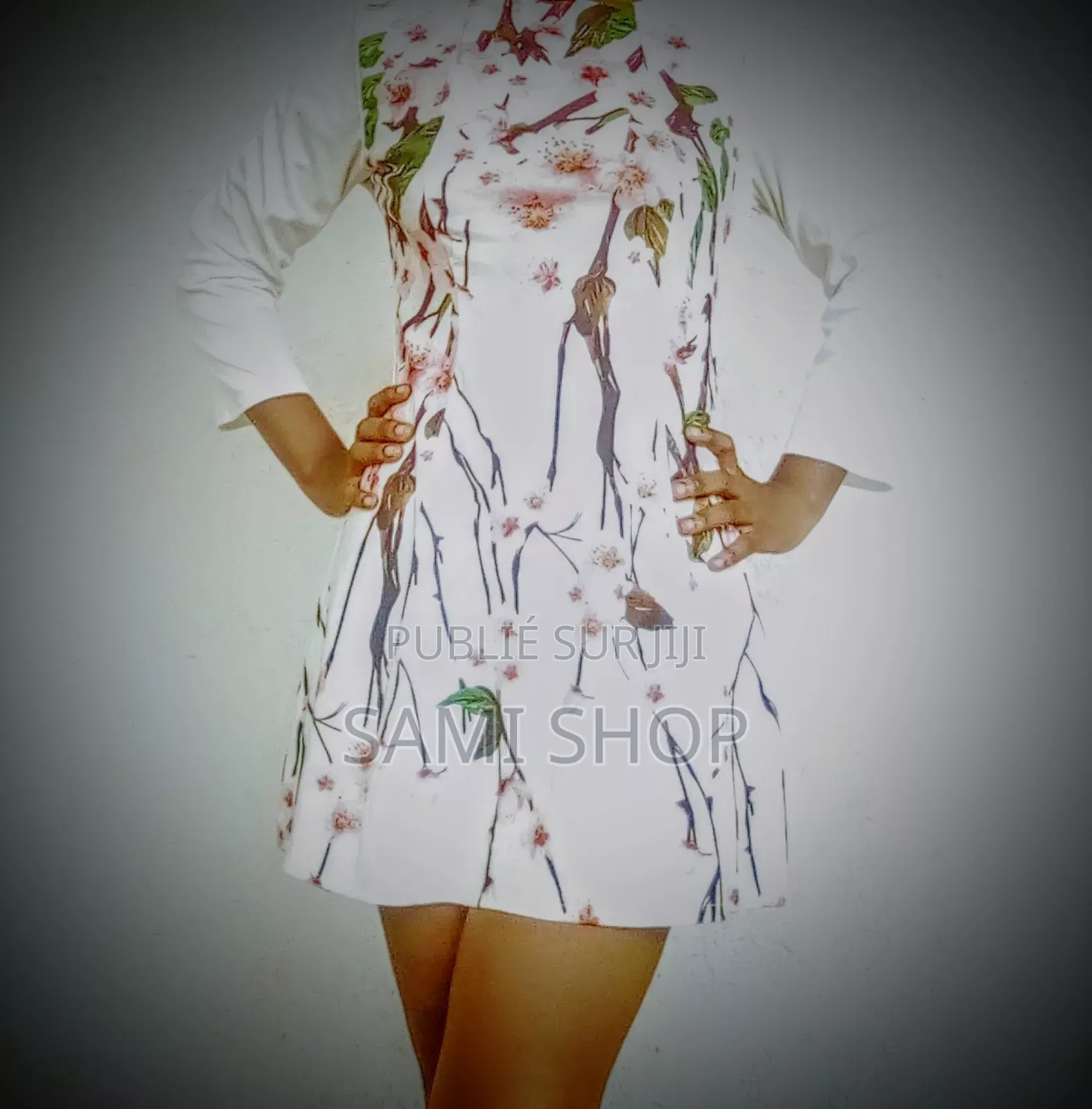 Robe Courte Florale (Style Et Élégance)