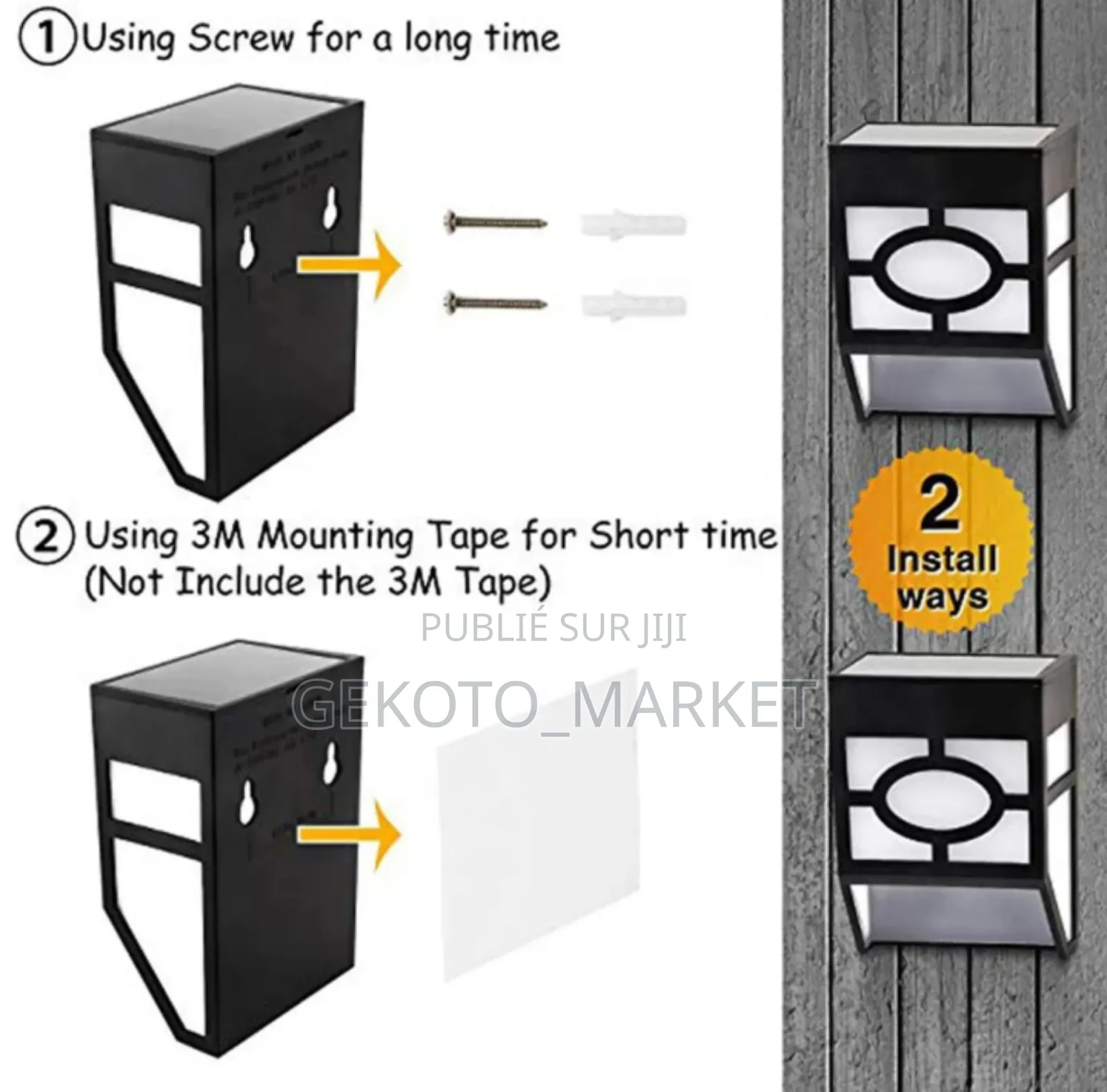 Lampe Solaire Intelligent Et Imperméable