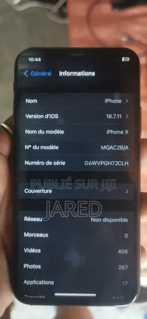 Apple iPhone XS 64 GB Noir