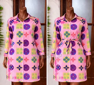 Robe Chemise À Manches Longues (Taille Xl: 42-44)