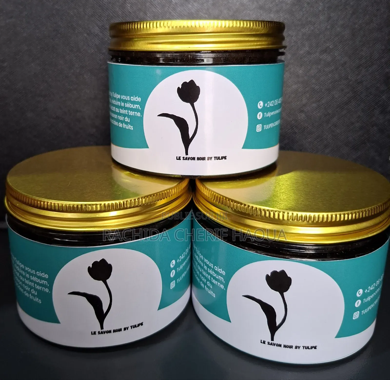 Savon Noir Éclaircissant by Tulipenoire