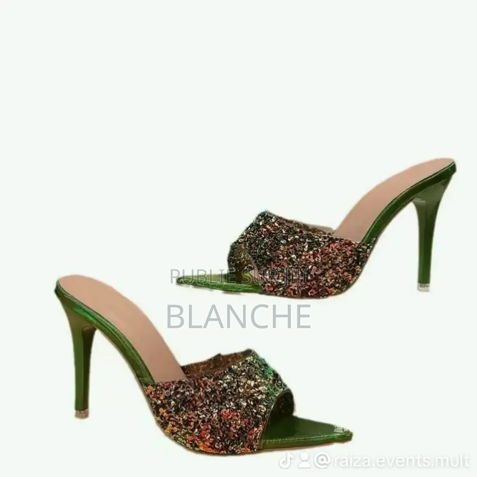 Mules Enfiler Chic À Talons Aiguilles