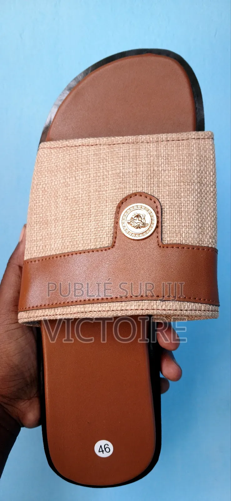 Sandales en Cuir Pour Homme