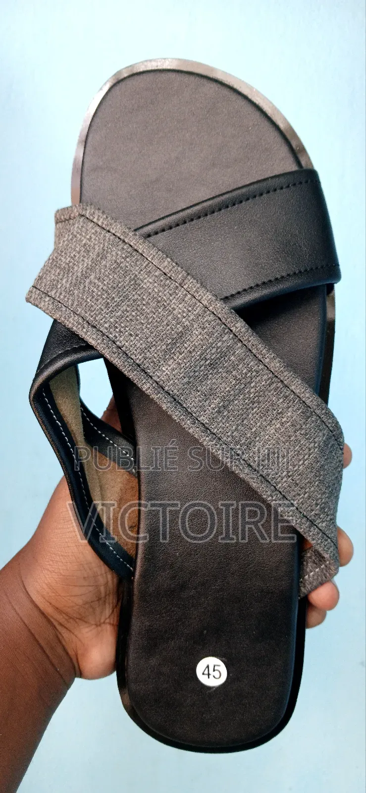 Sandales en Cuir Pour Homme