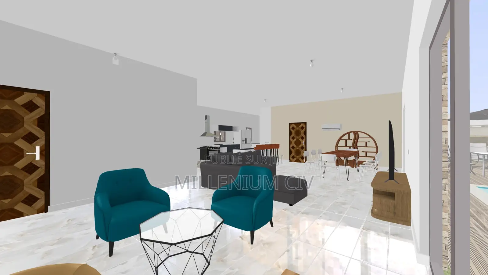 3chbre Villa dans Villa🌴Paradise, Loandjili à Vendre