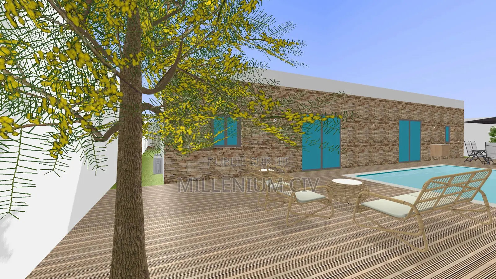 3chbre Villa dans Villa🌴Paradise, Loandjili à Vendre