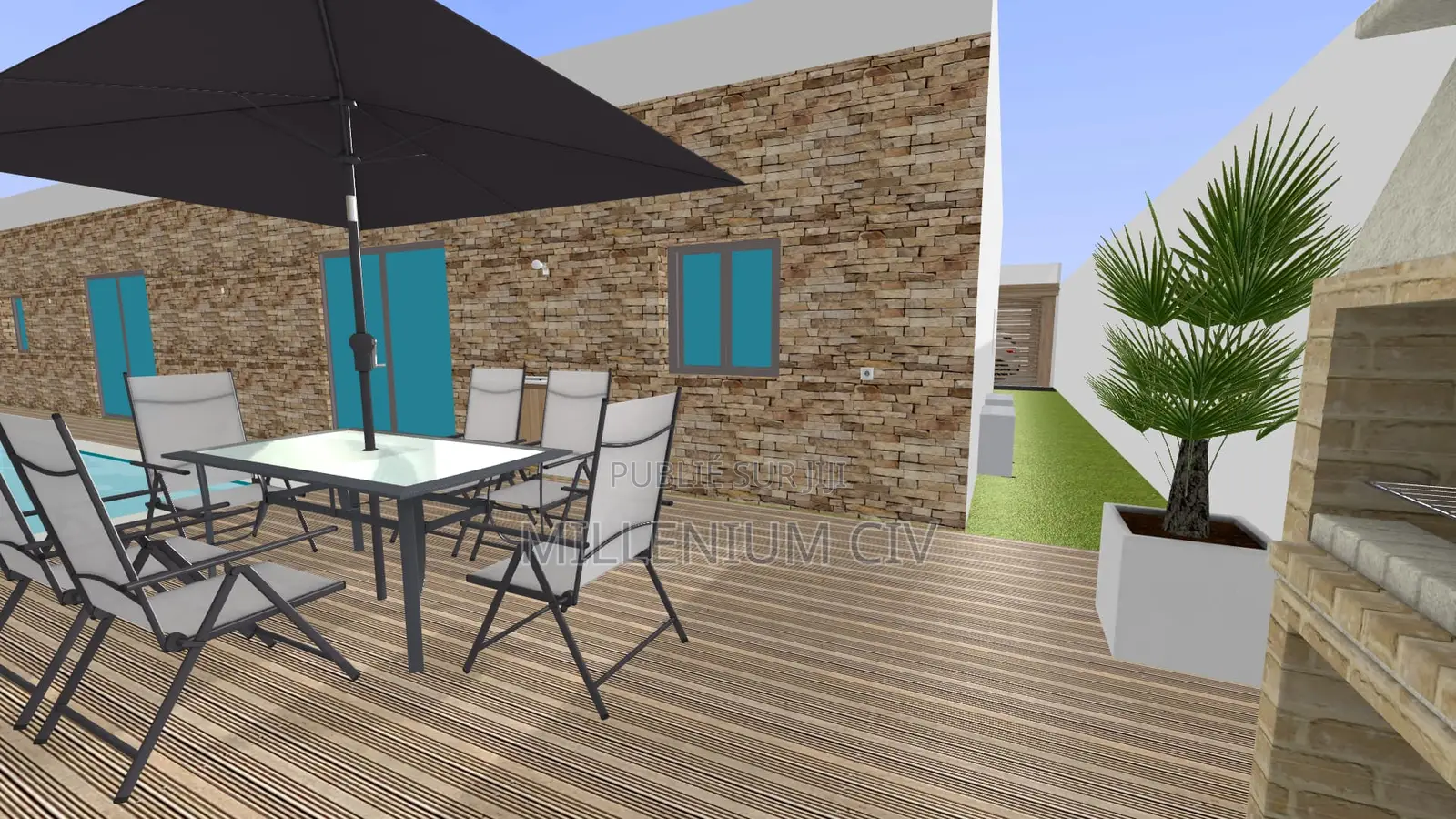 3chbre Villa dans Villa🌴Paradise, Loandjili à Vendre