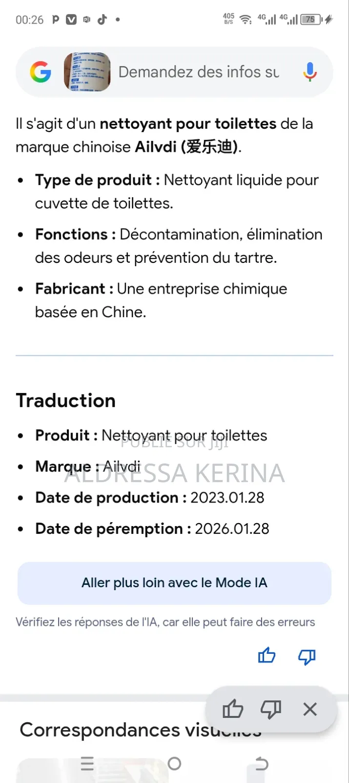 Détartrage, Désinfectant Et Désodorisant Détachant