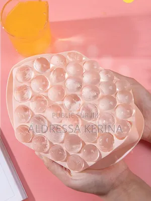 Bac À Glaçon Mou en Plastique Avec Couvercle