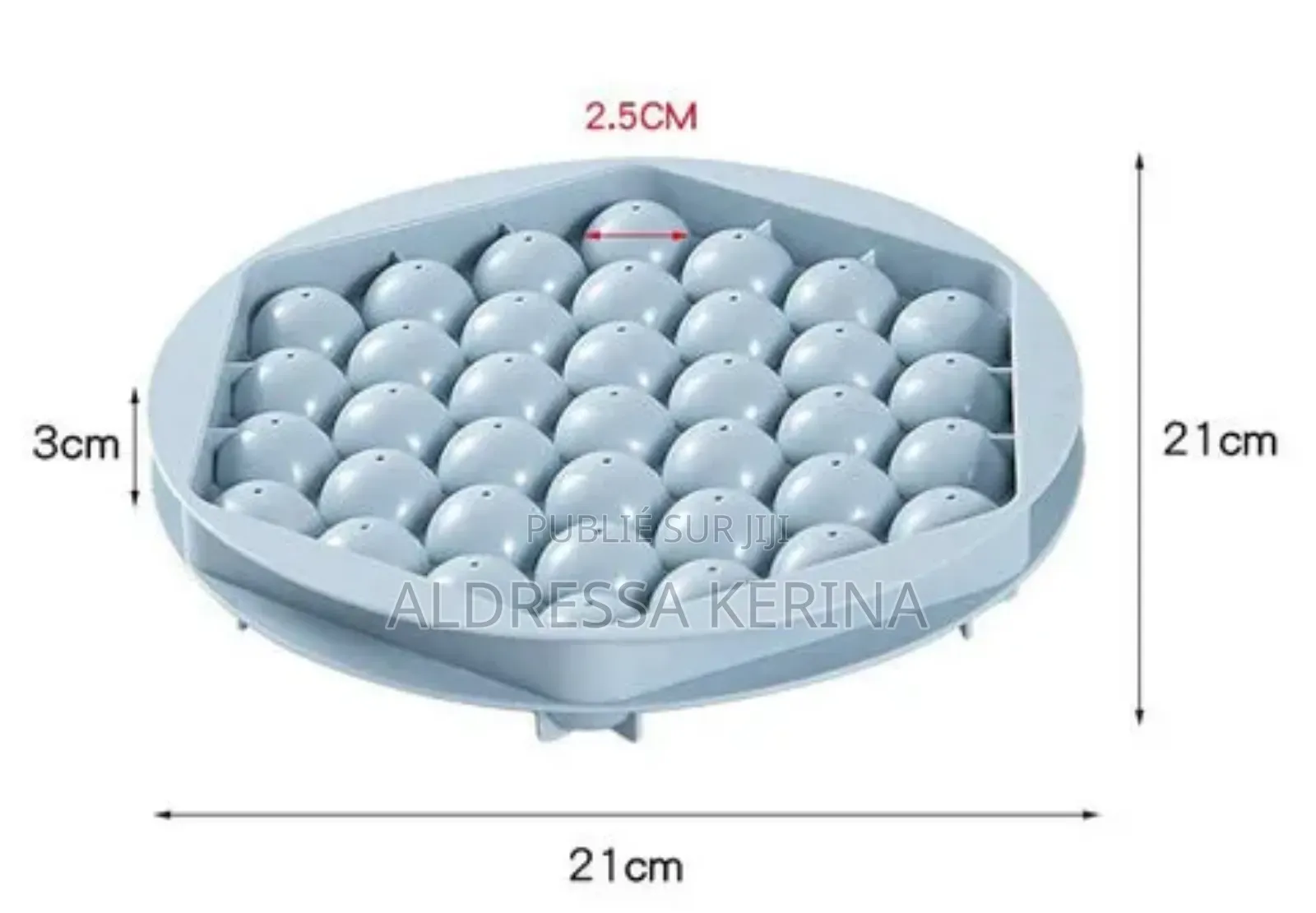 Bac À Glaçon Mou en Plastique Avec Couvercle