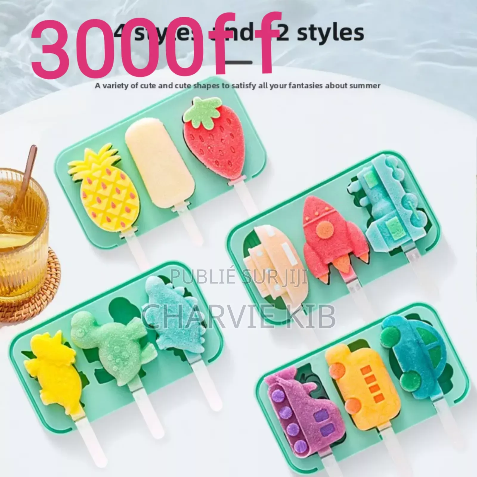 Moule Silicone Crème Glacée, Toffi Et Autres