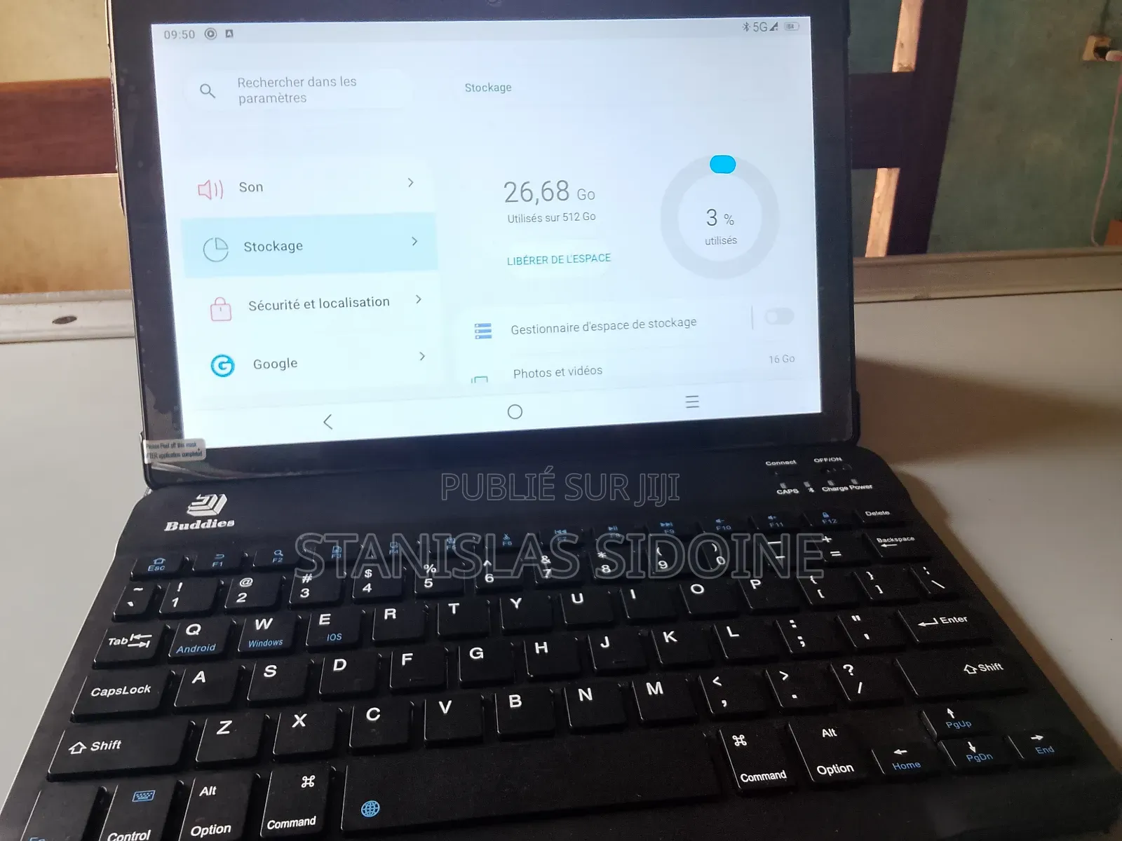 AirTab T2000 512 GB Noir