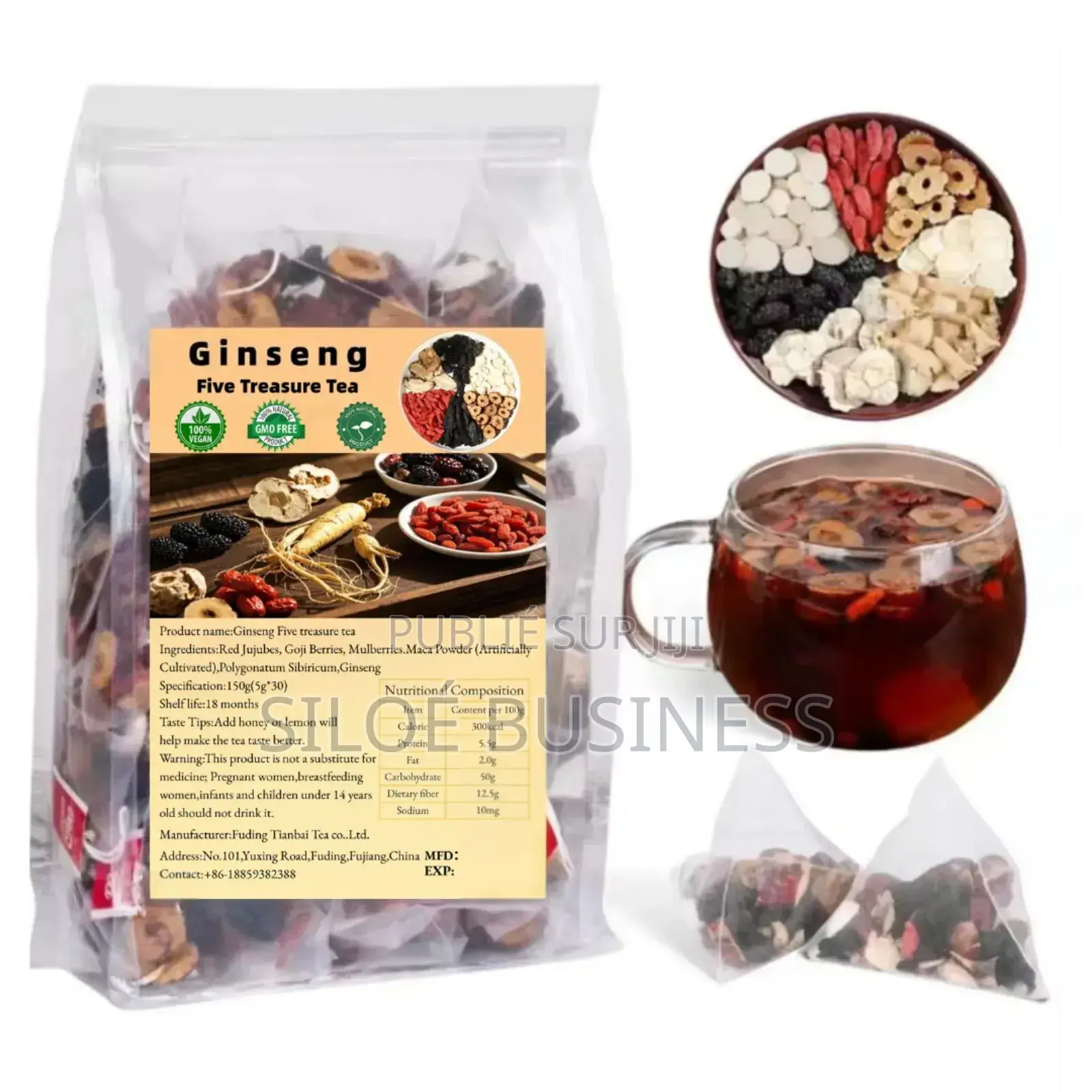 Ginseng Aux Cinq Trésors
