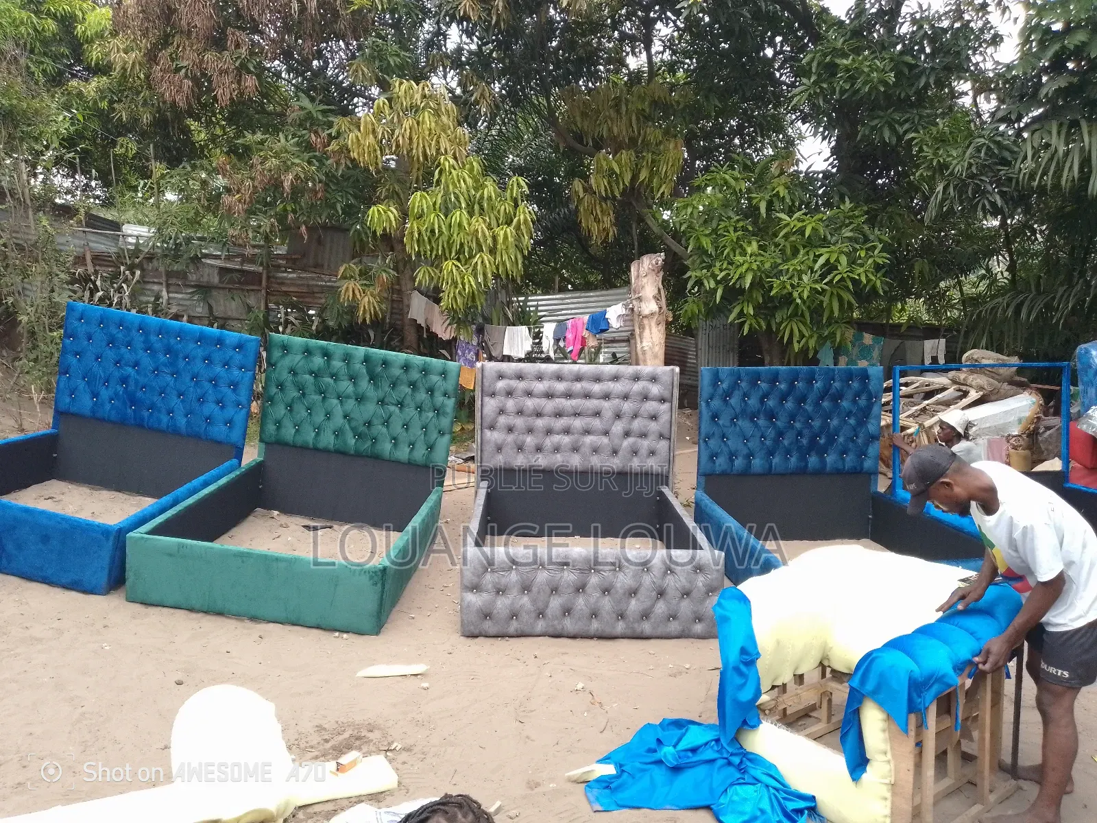 Lit Garni Capitonné