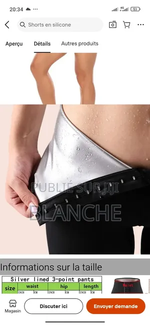 Culotte Sauna Gainage