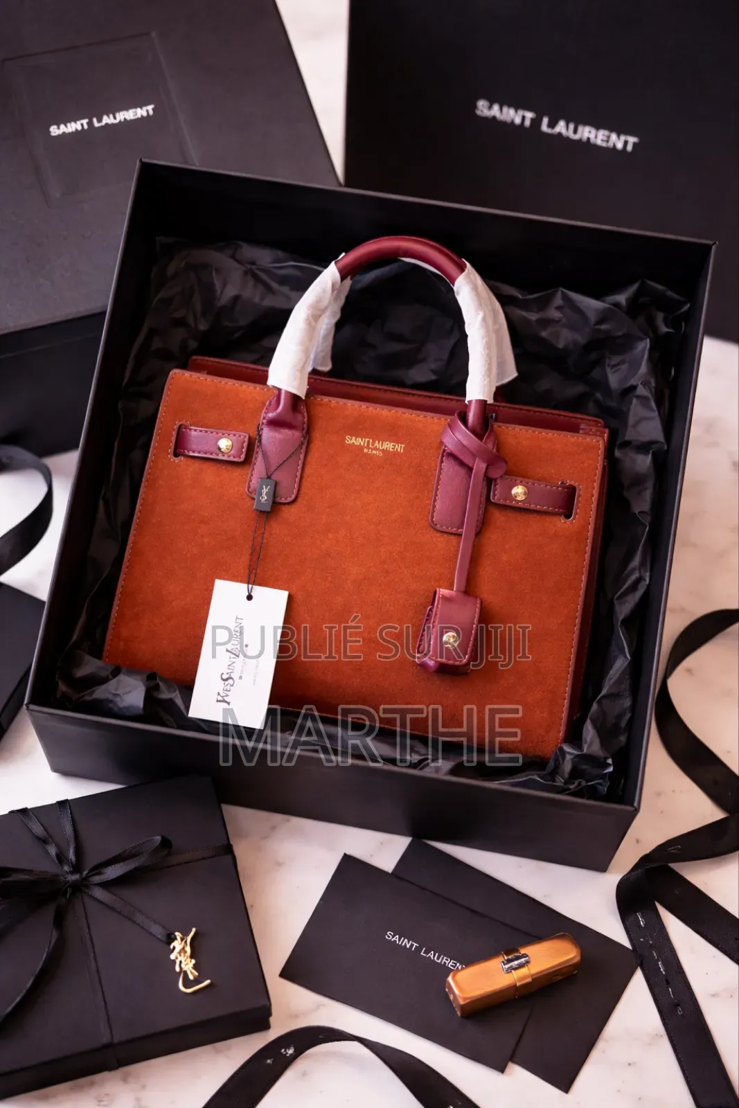 Sac Saint Laurent en Velour