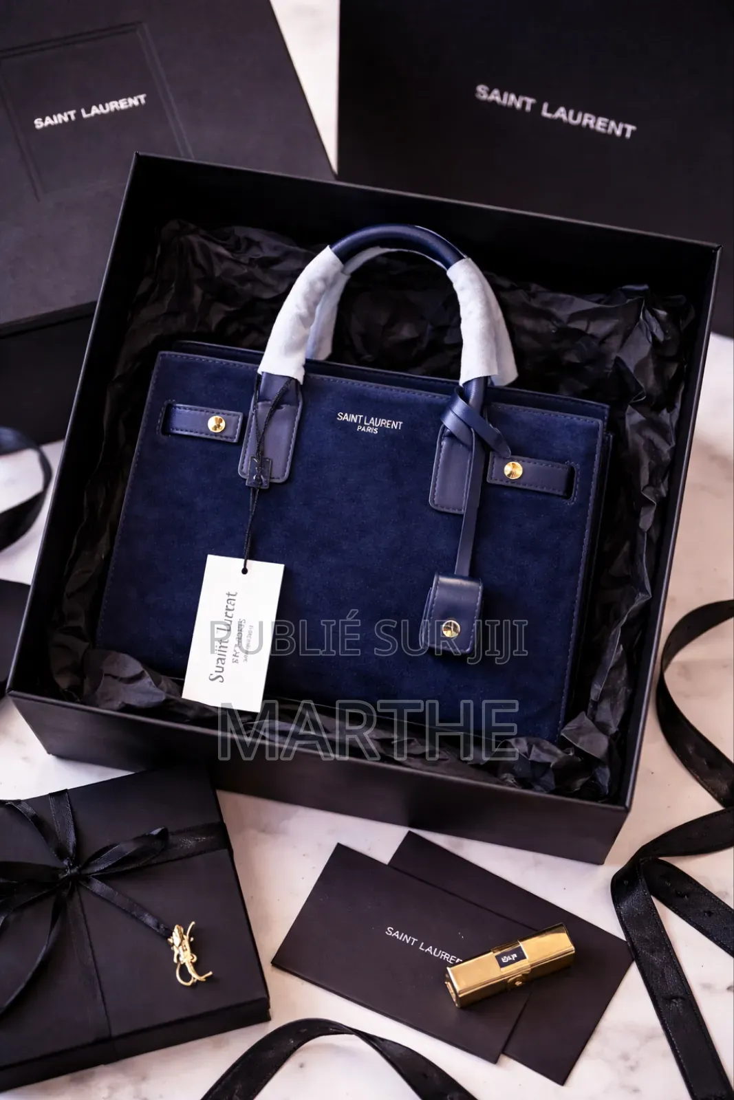 Sac Saint Laurent en Velour