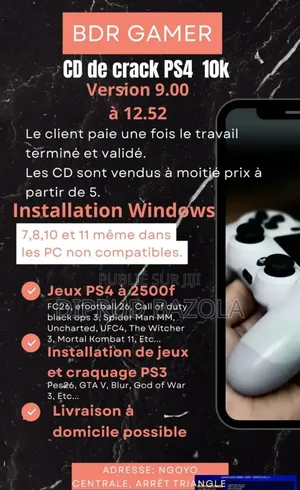 Cd Et Application Pour Le Crack Play 4 De La Version 9.00 À 13.00