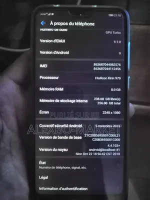 Huawei P20 Pro 128 GB Noir