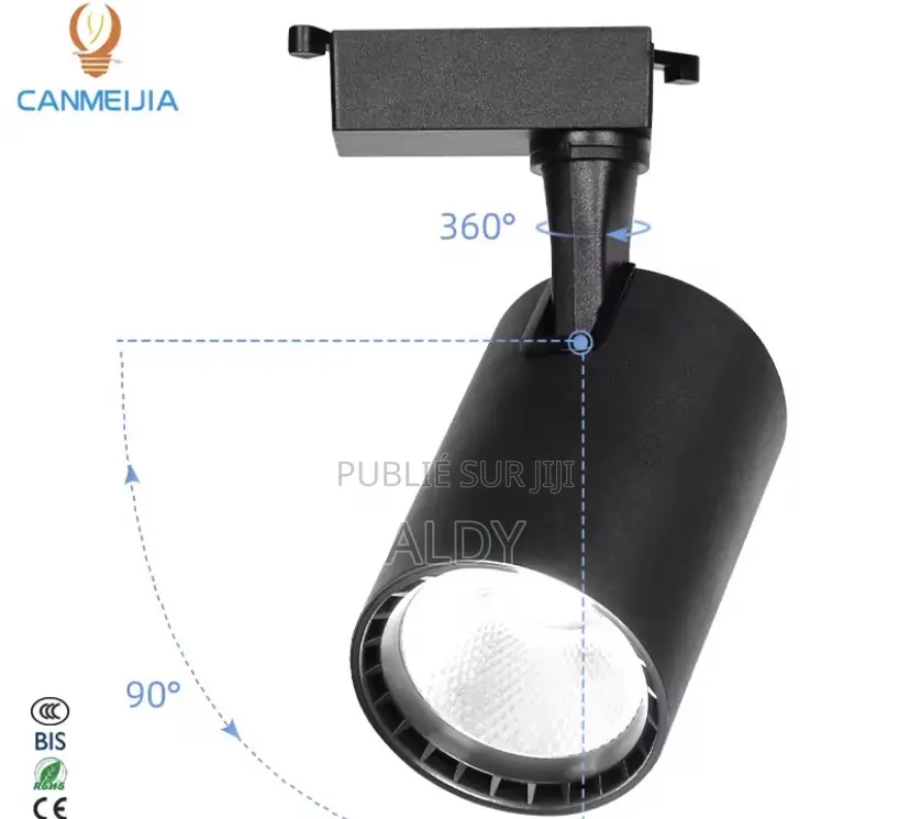 Lampe Éclaire À Rails