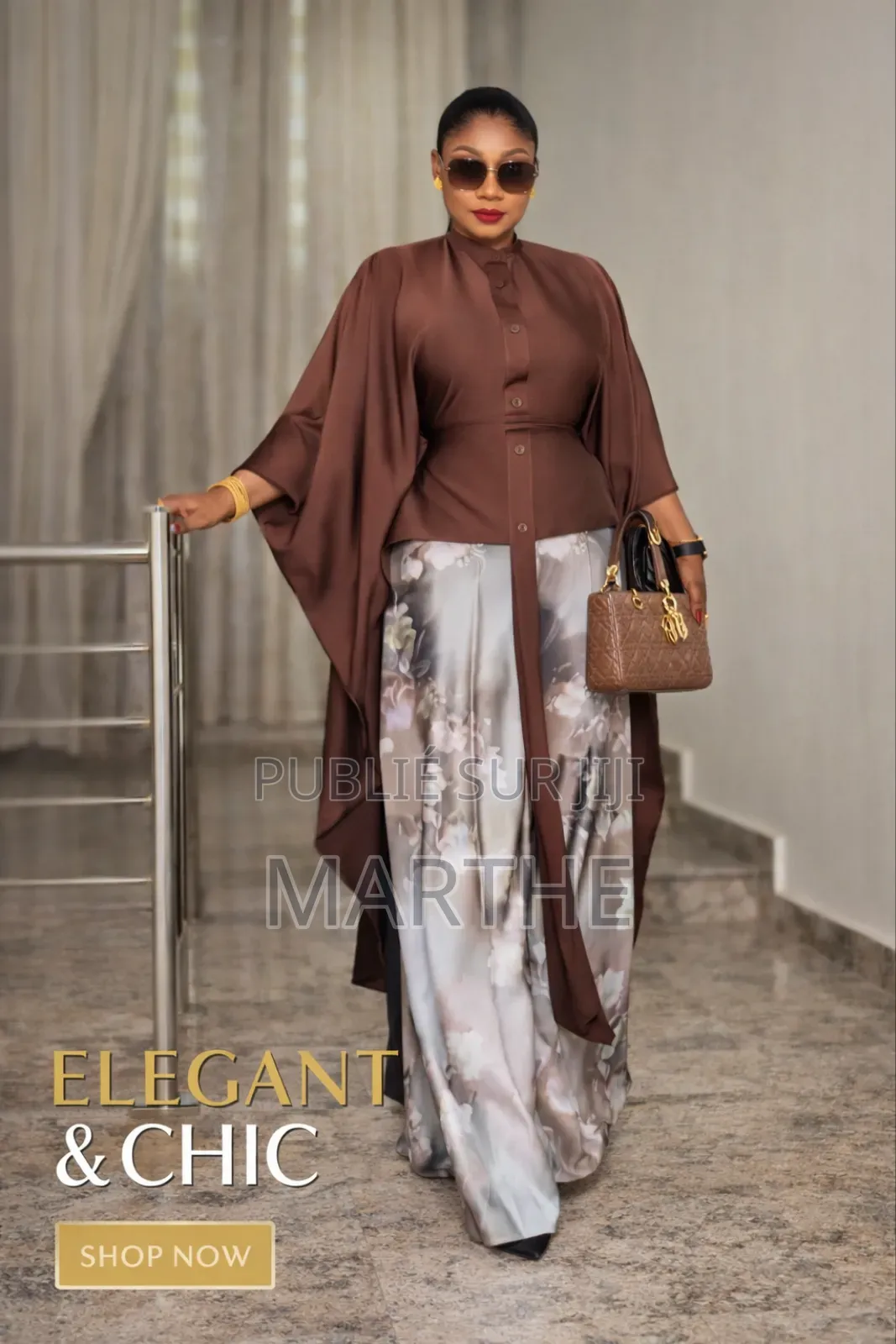 Ensemble Soie Haut Pantalon