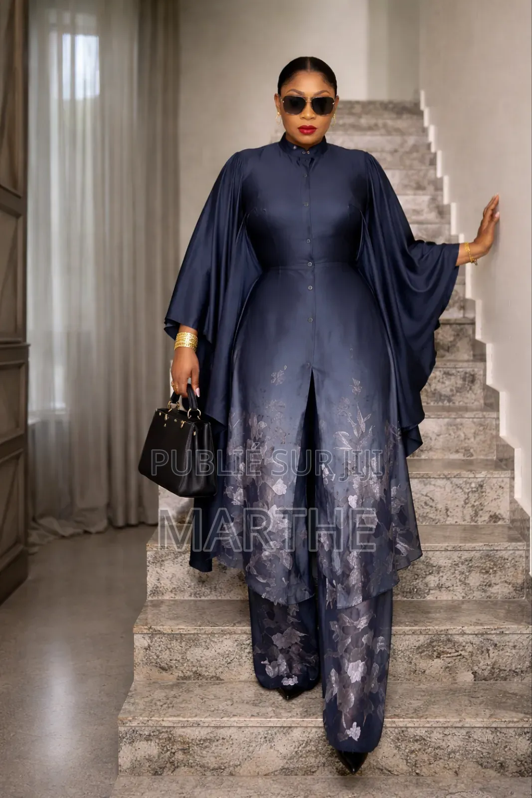 Ensemble Soie Haut Pantalon