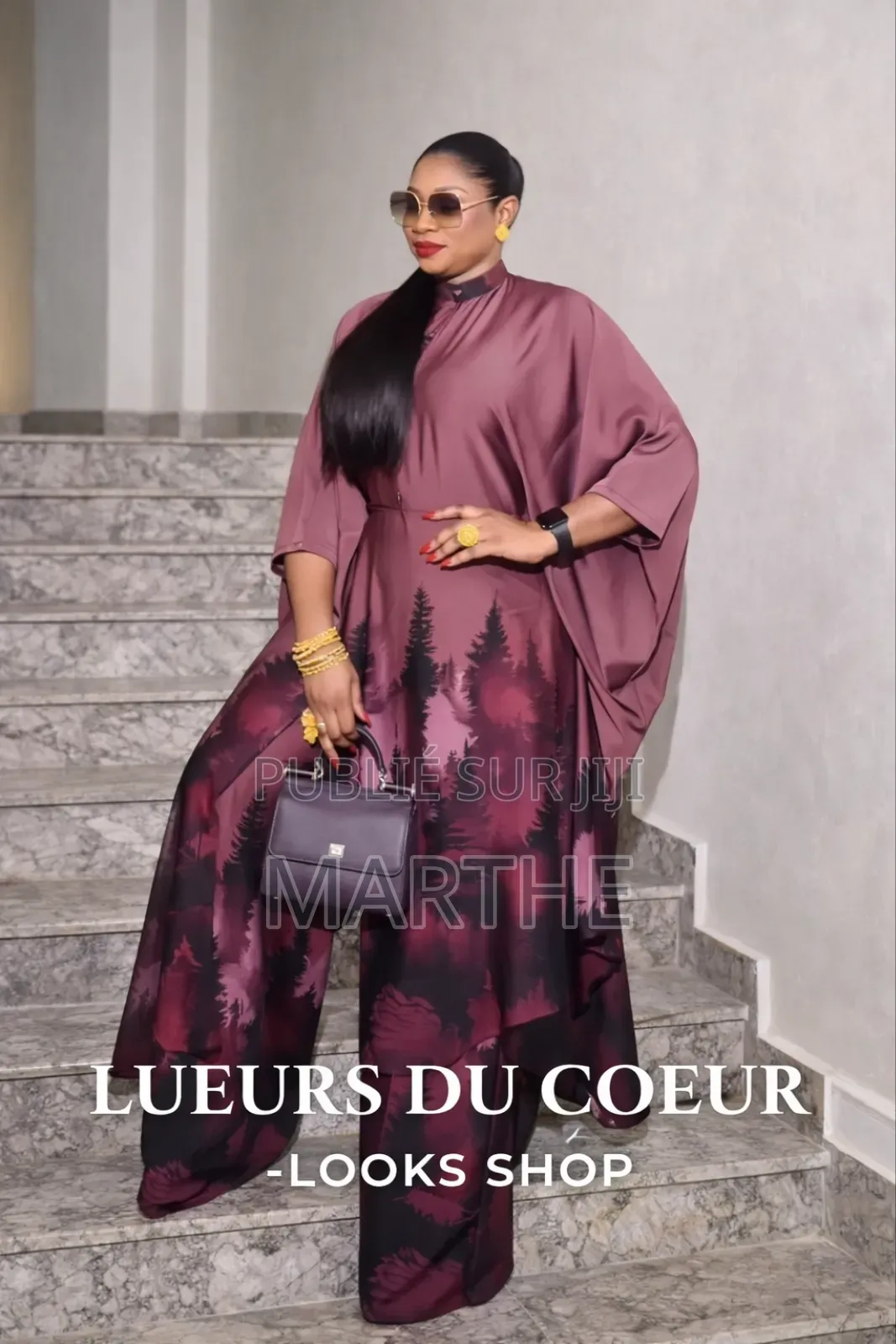 Ensemble Soie Haut Pantalon