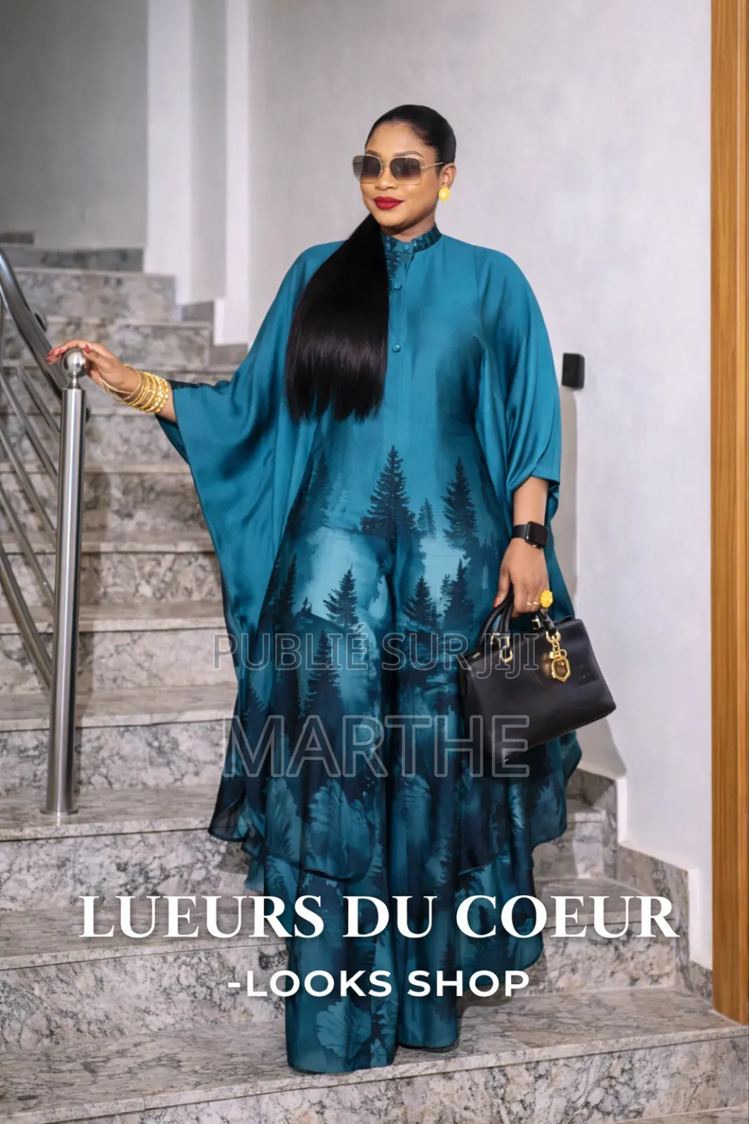 Ensemble Soie Haut Pantalon