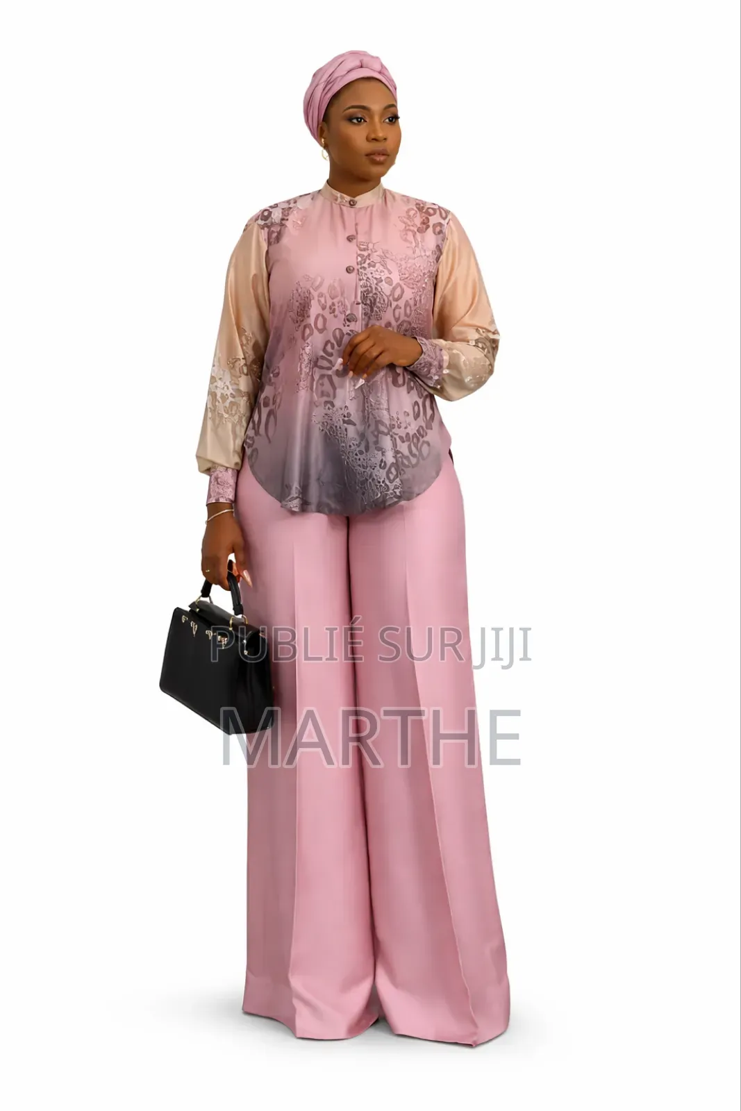 Ensemble Soie Haut Pantalon