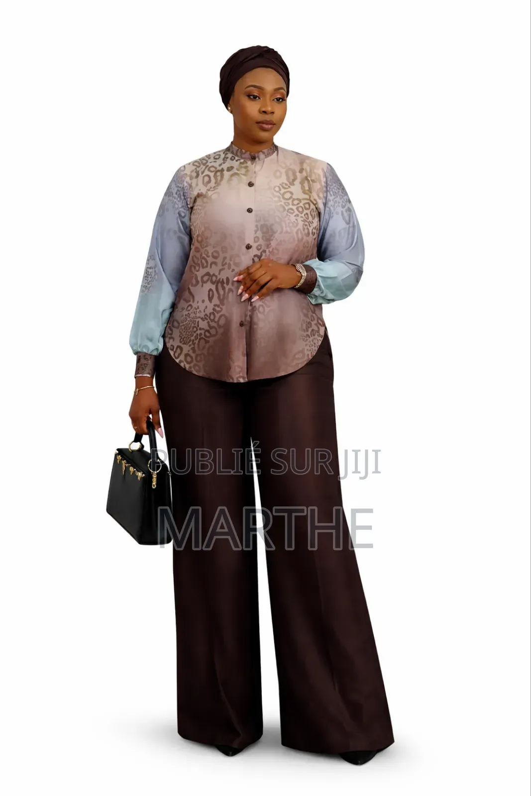 Ensemble Soie Haut Pantalon