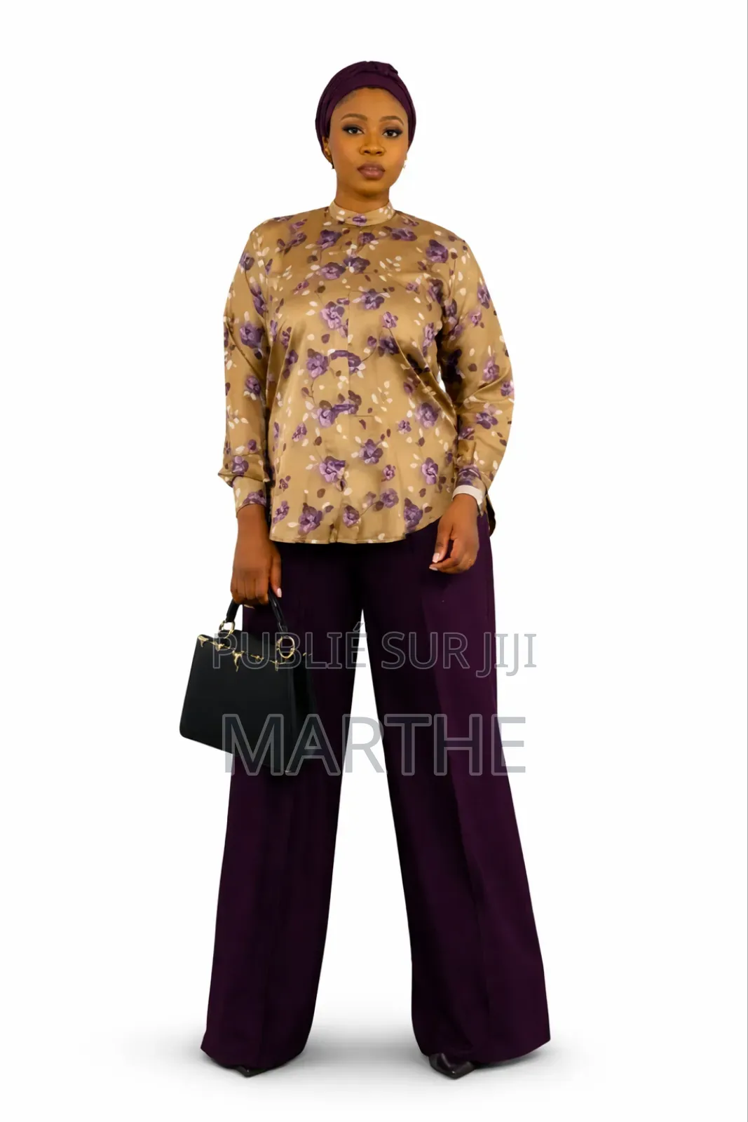 Ensemble Soie Haut Pantalon