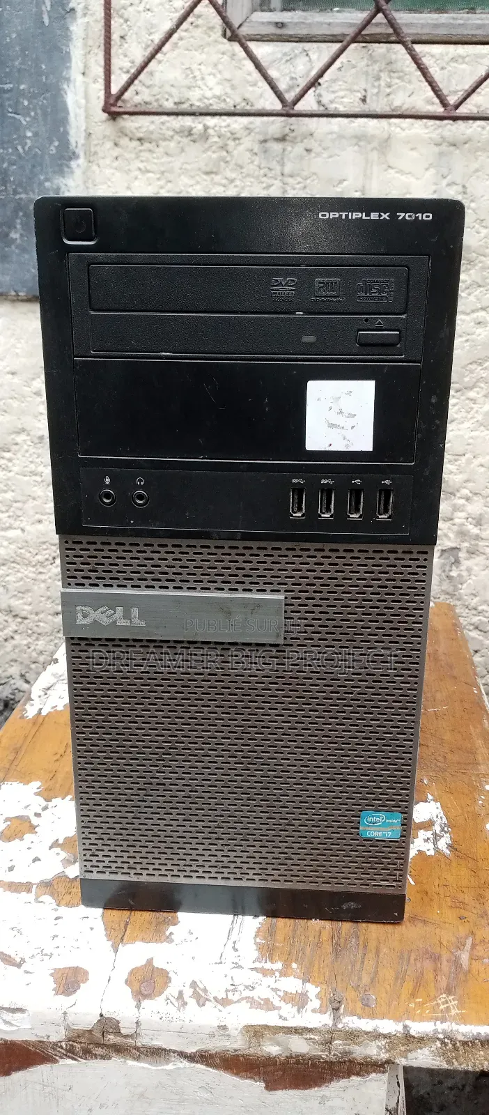 Ordinateur de bureau Dell OptiPlex 7010 8GB Intel Core 7 HDD 160GB