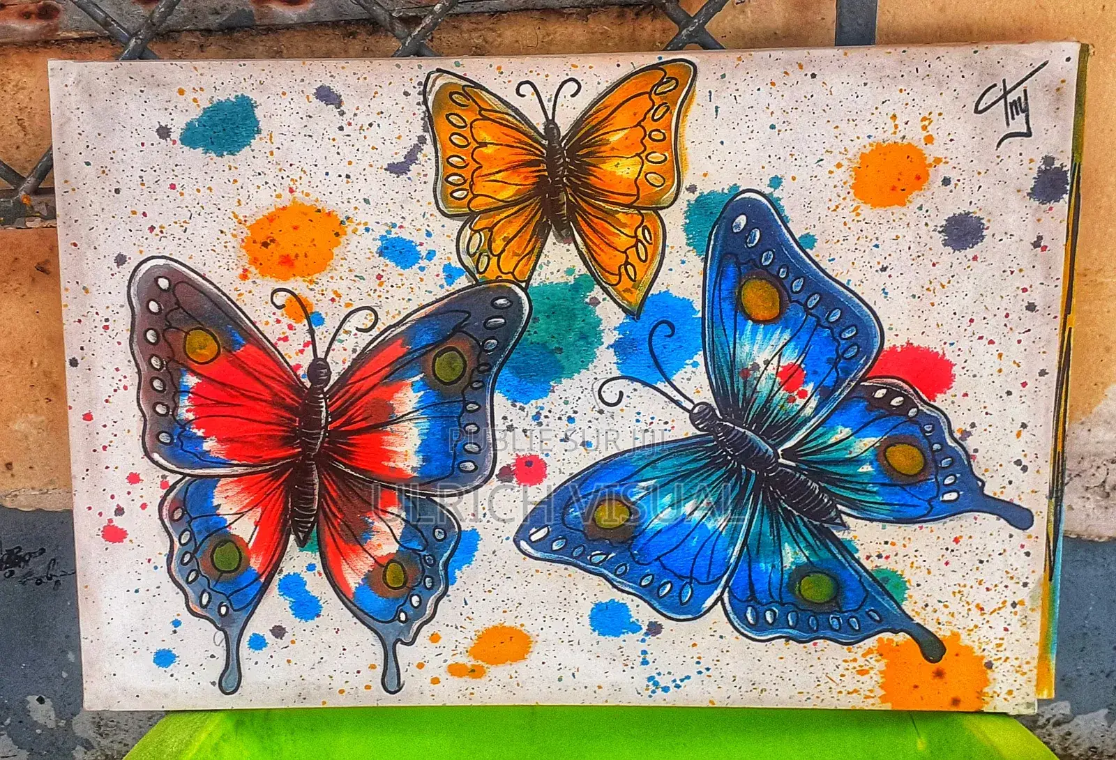 Magnifique Peinture Sur Toile - Décoration Murale Salon