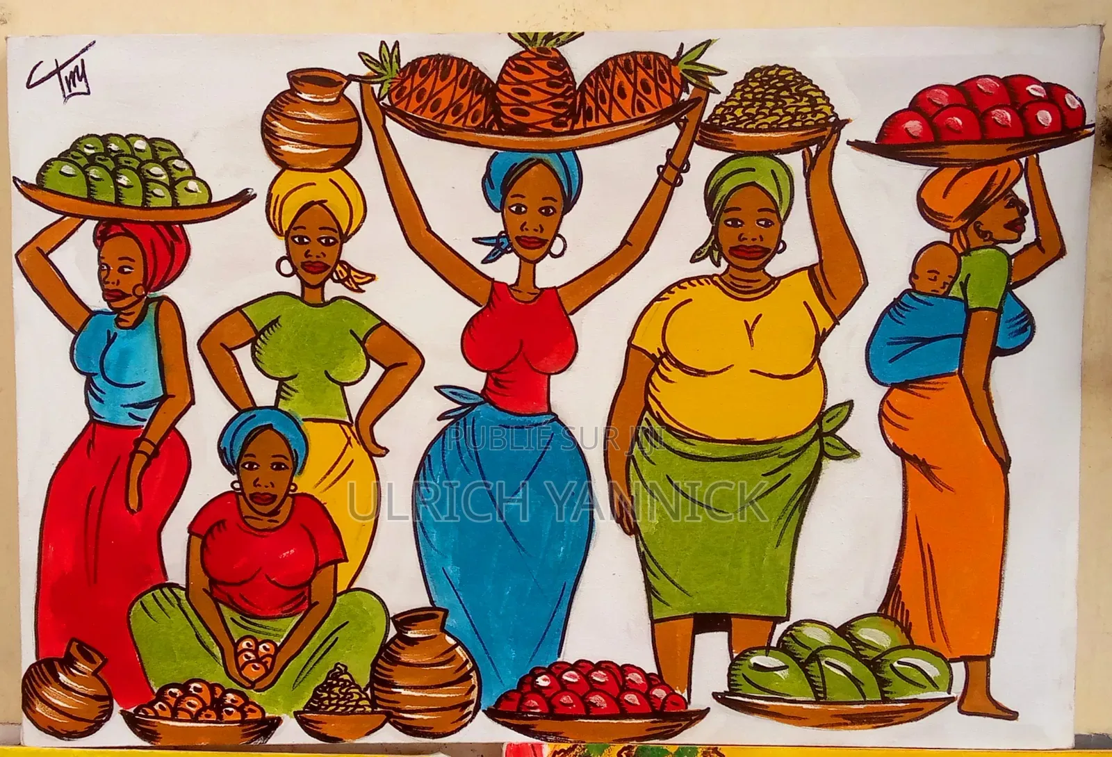 Magnifique Peinture Sur Toile - Décoration Murale Salon