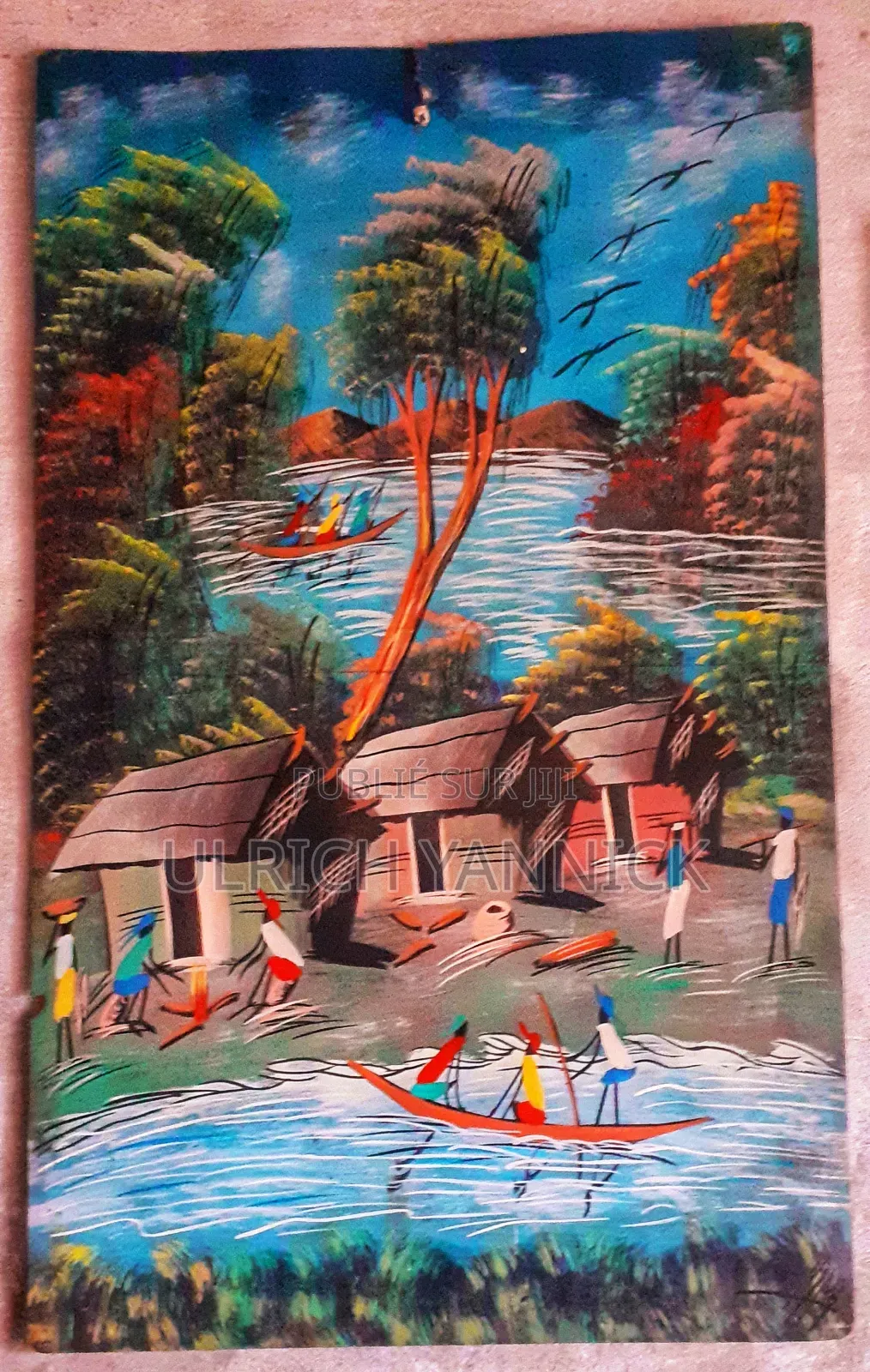 Magnifique Peinture Sur Toile - Décoration Murale Salon