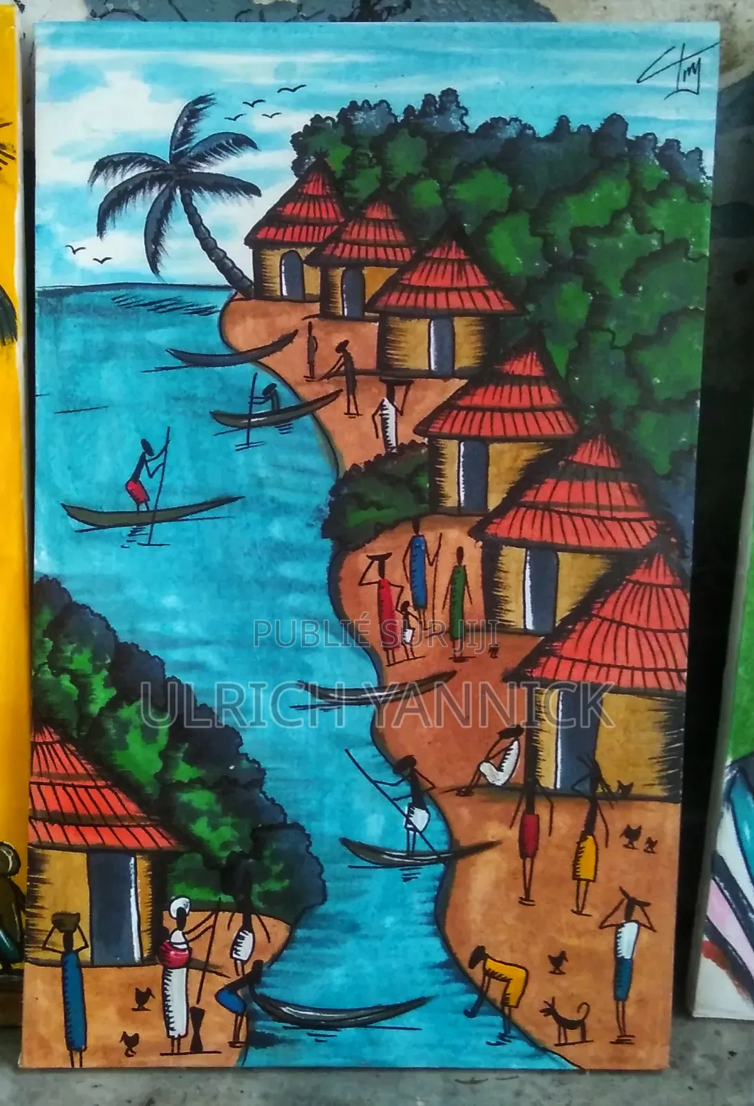 Magnifique Peinture Sur Toile - Décoration Murale Salon