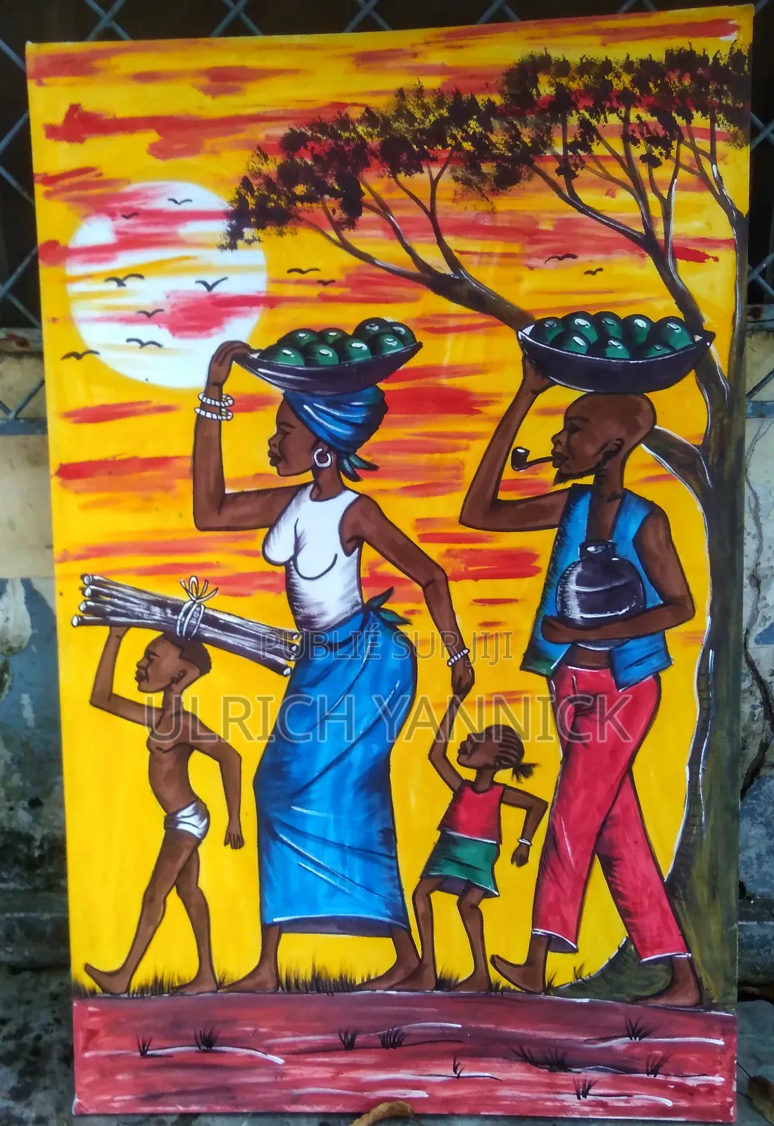 Magnifique Peinture Sur Toile - Décoration Murale Salon