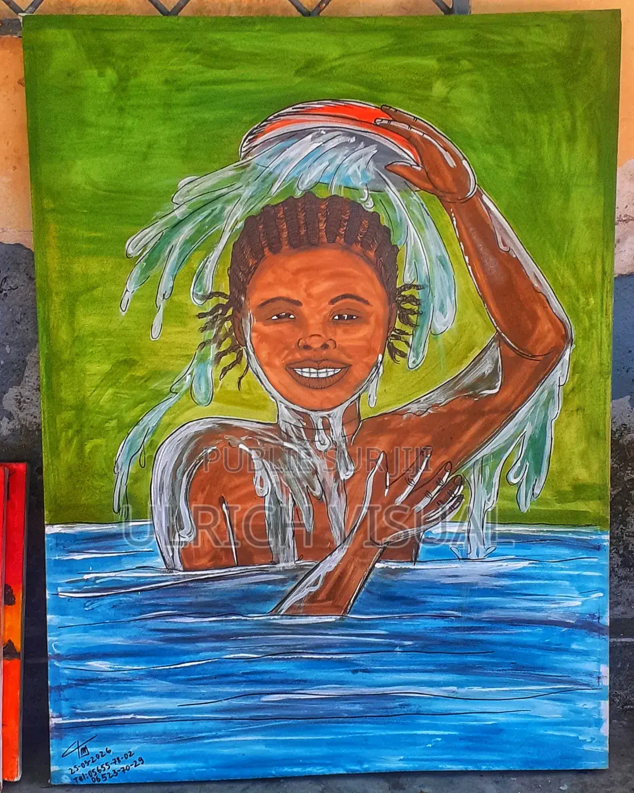 Magnifique Peinture Sur Toile - Décoration Murale Salon