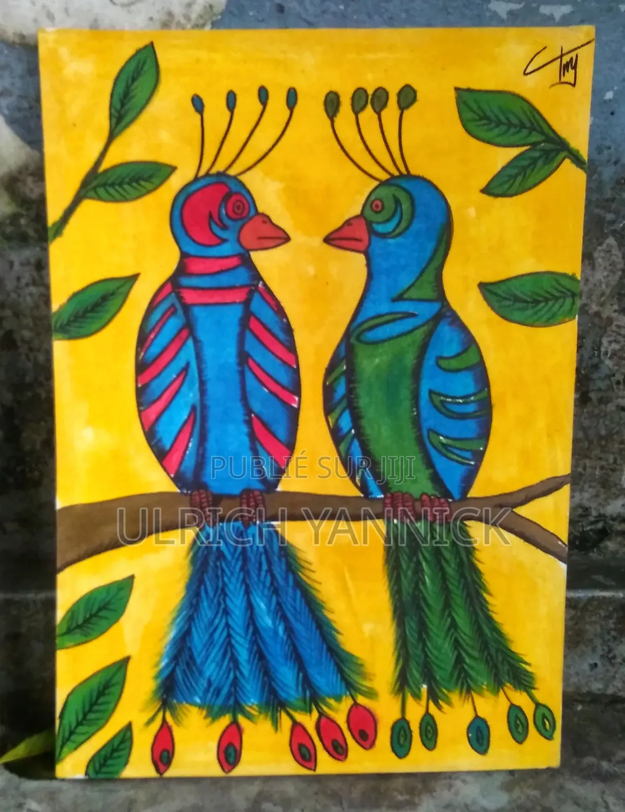 Magnifique Peinture Sur Toile - Décoration Murale Salon