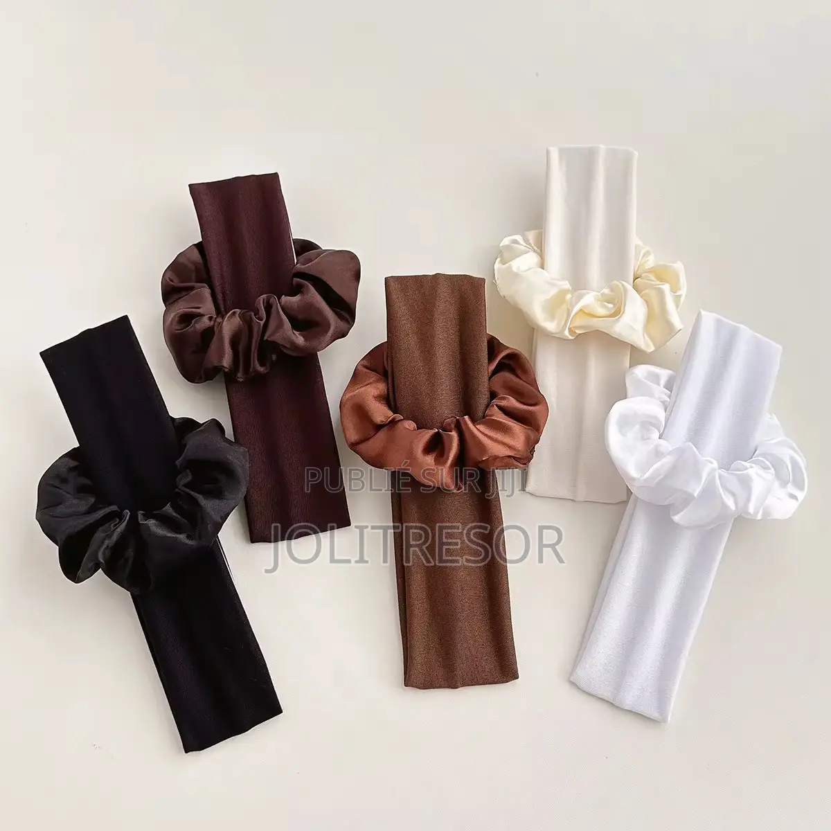 Bandeau + Chouchou en Satin