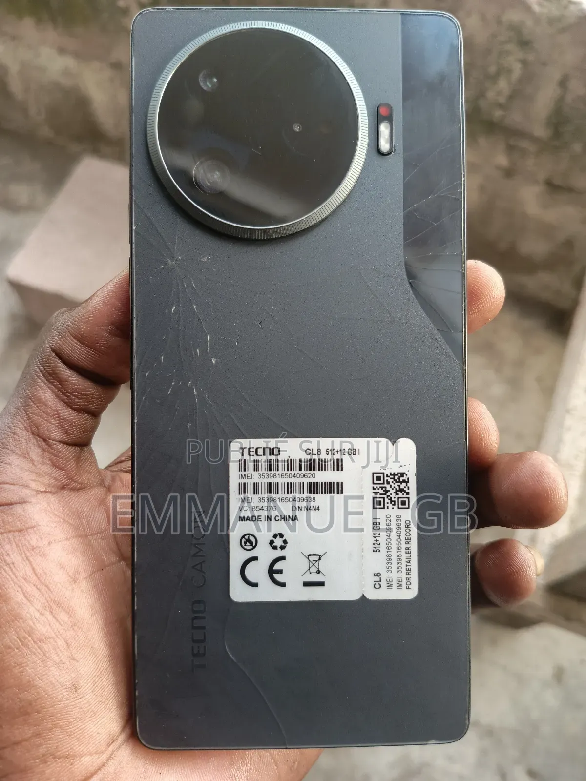 Tecno Camon 30 Pro 5G 512 GB Noir
