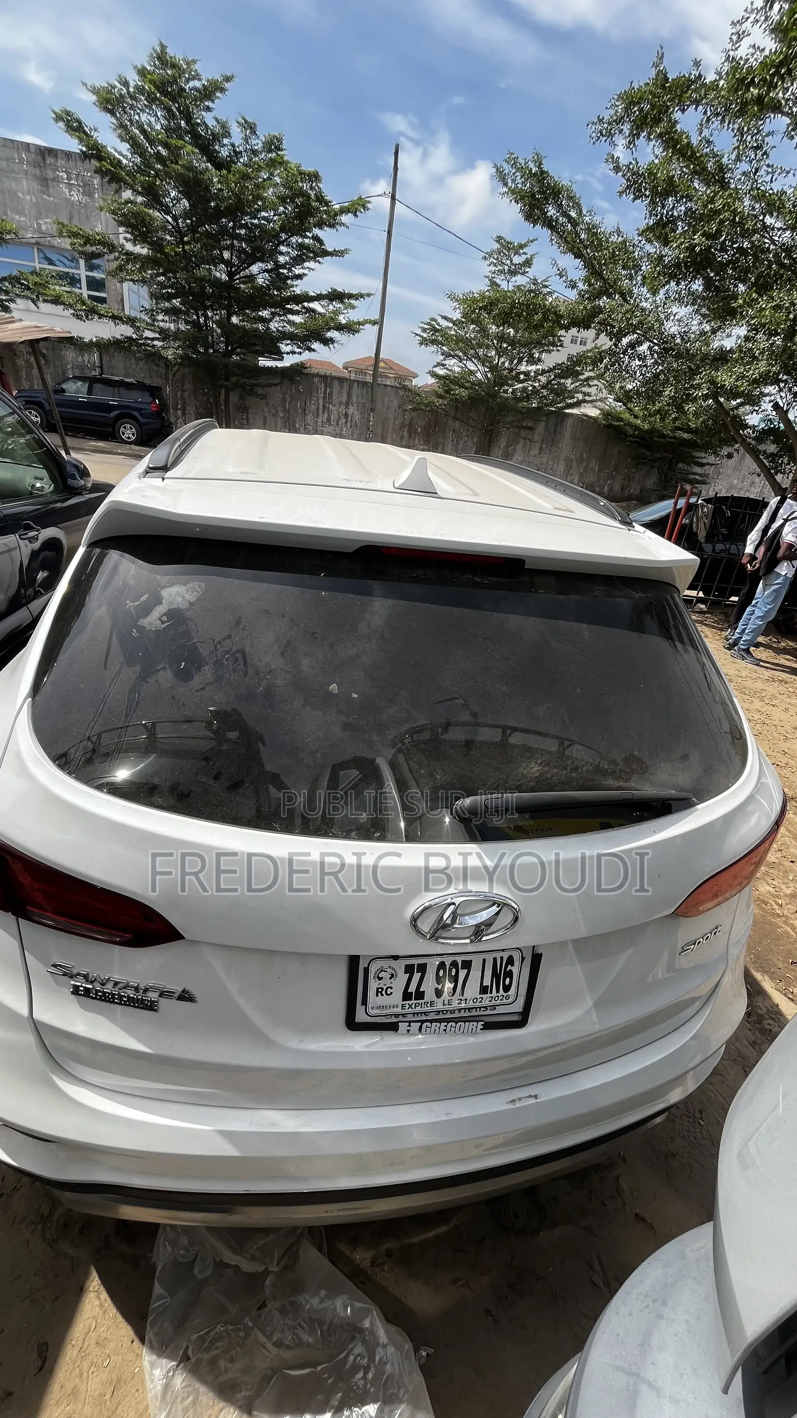 Hyundai Santa Fe 2018 Blanc