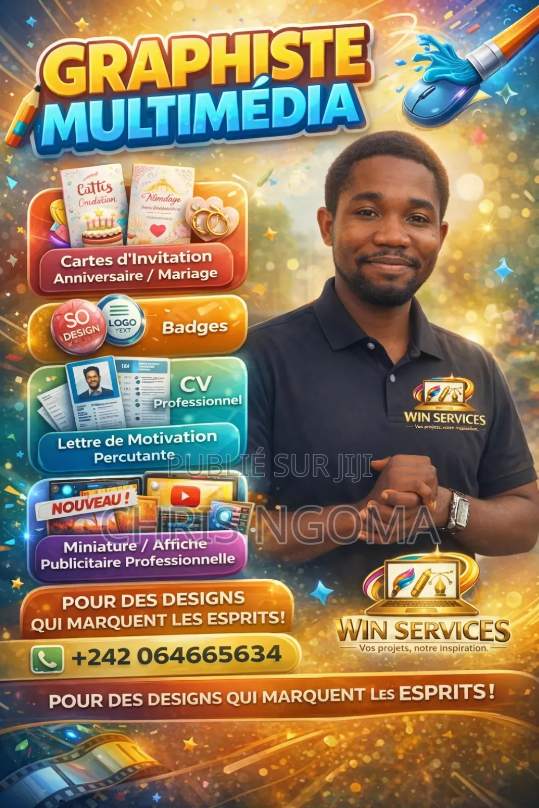 Cv Pro, Lettre De Motivation, Affiches, Miniature, Montage Vidéo