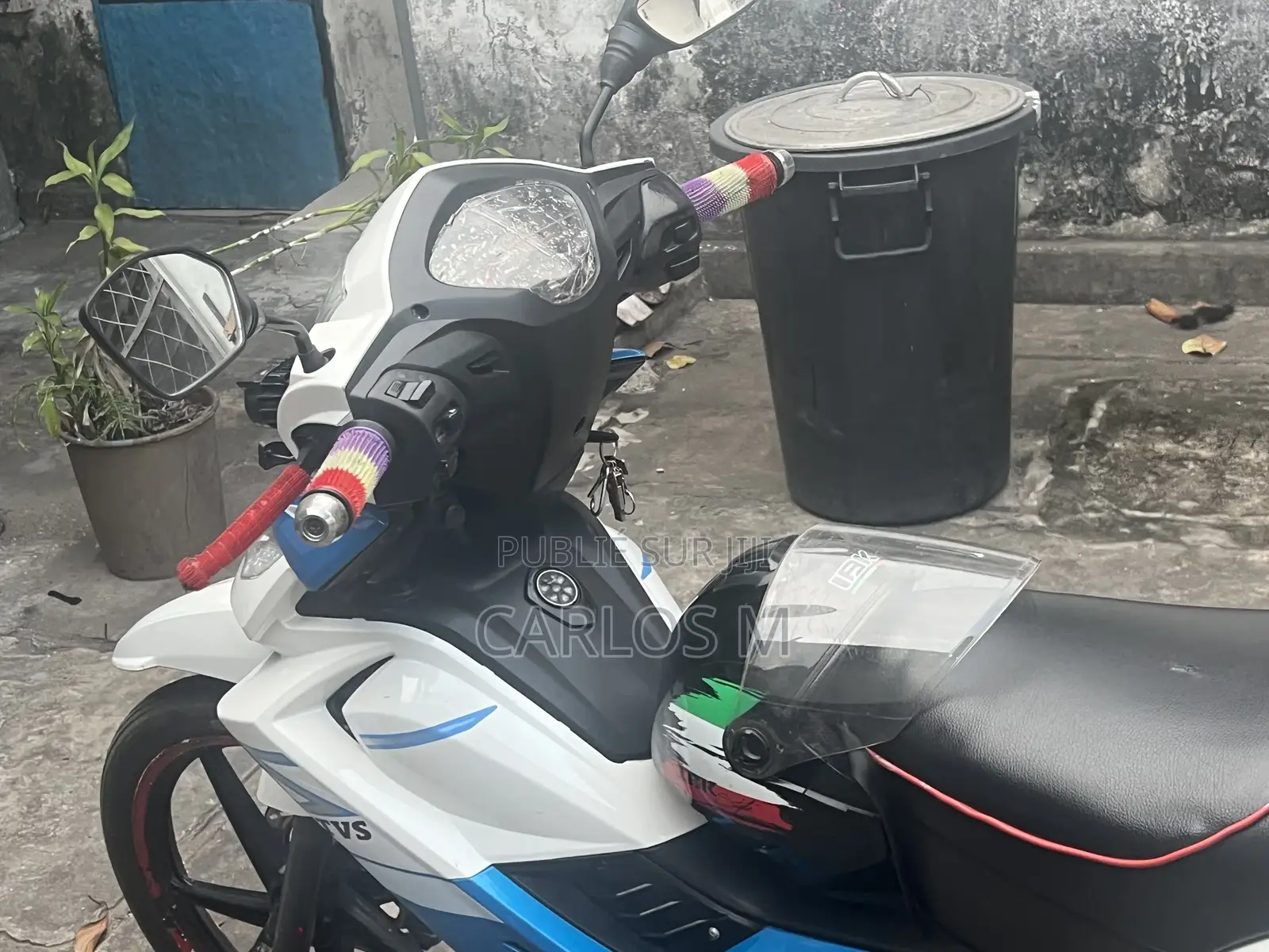 TVS Rockz 125 2023 Bleu