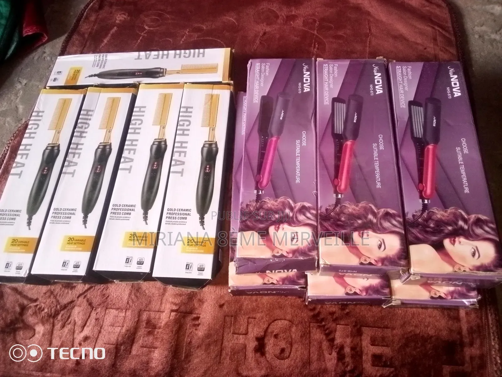 Lisseur Et Peigne Chauffant